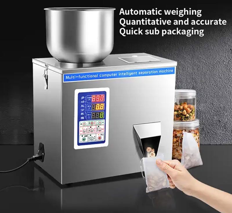 Весовой дозатор для сыпучих продуктов Hualian FM-100