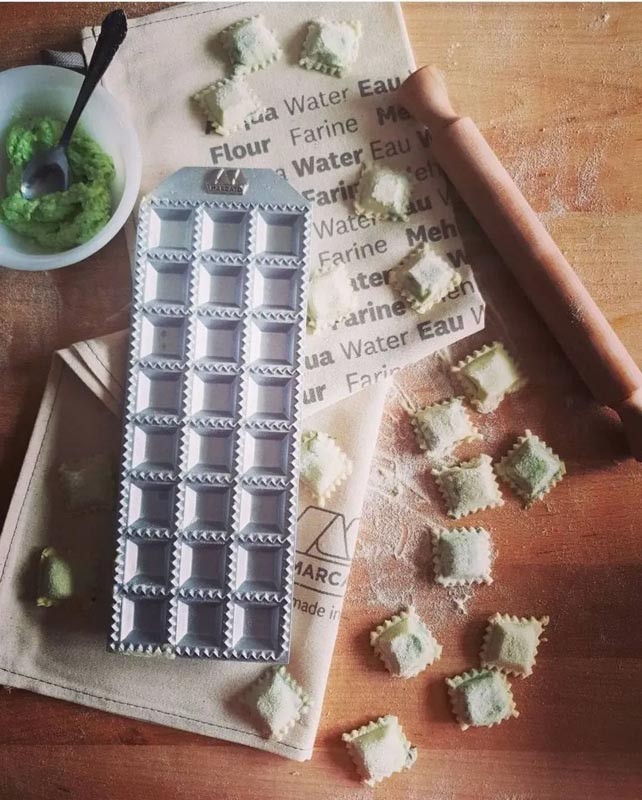 Квадратная Равиольница Marcato Ravioli Tablet Squared 35 мм х 24 шт