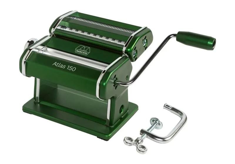 Тестораскатка-лапшерезка Marcato Atlas 150 Green