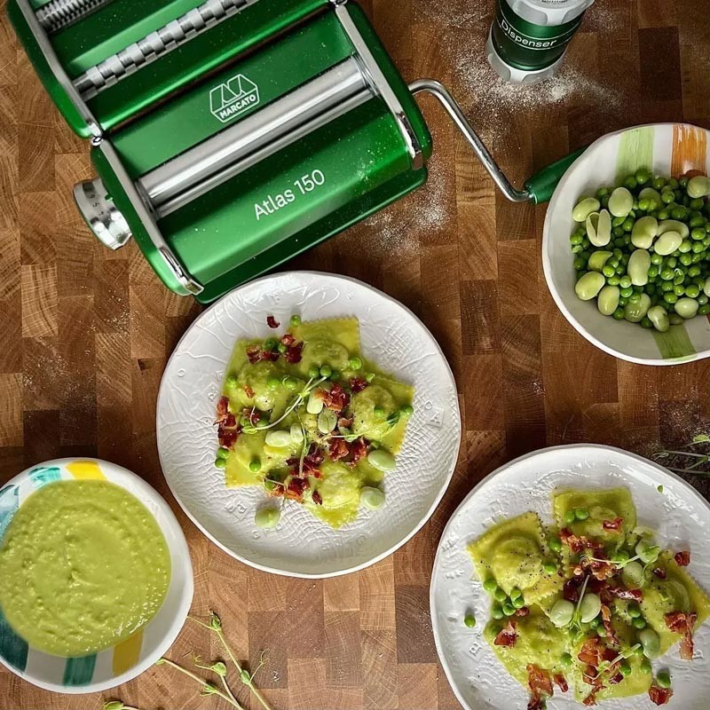 Ручная лапшерезка Marcato Atlas 150 Green