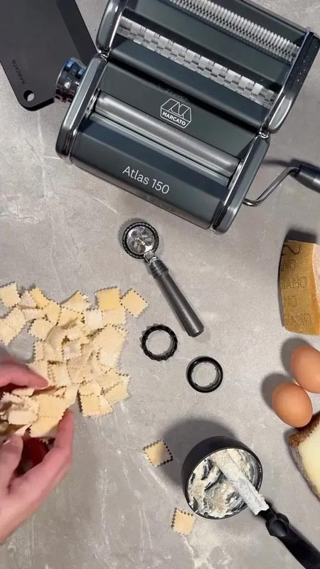 Машина тестораскаточная Marcato Atlas 150 Powder Grey