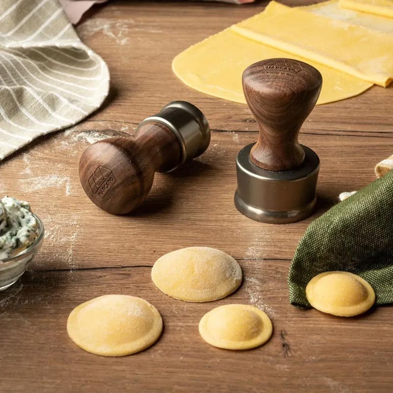 Штамп для круглих равіолі Marcato Smooth Round 38 мм Champagne