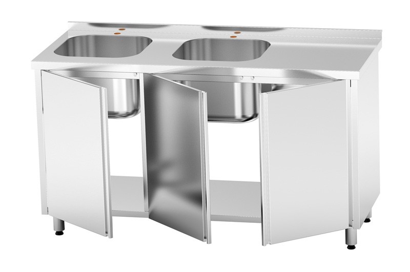 Стол-тумба с ванной штампованной сварной Orest CSW-3.1-С2SP