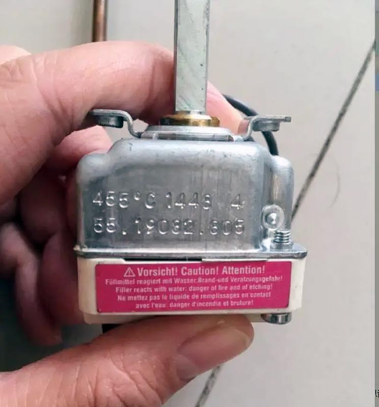 Капиллярный терморегулятор для печи для пиццы ЕGO