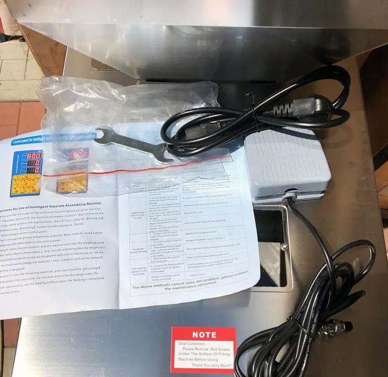 Дозатор весовой Vektor XKW-3000 (для сыпучих продуктов) 10-3000 гр