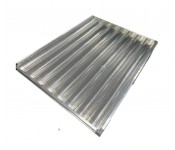 Деко для багетів алюмінієвий перфорований 600х400х20 5волн