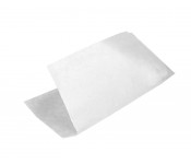 Бумажный пакет уголок белый 240х120 мм. (32)