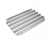 Деко для багетів алюмінієвий перфорований 600х400х20 5волн