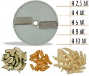 Диск для овочерізки Celme Н2,5 AK, зігнутої соломки 2,5 мм.