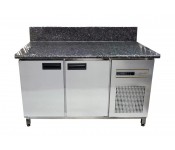 Холодильний стіл з гранітної стільницею 2 двері 1400х700 Tehma (Техма)