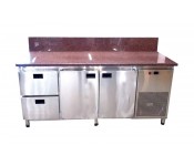 Холодильный стол для пиццы с гранитной поверхностью Tehma 1179