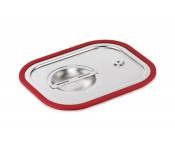 Крышка нержавеющая Brillis GN 1/2 с силиконовым уплотнителем