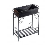 Мангал Metalzavod M9-4D 9 шампуров, 4 мм., на дровнице