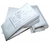 Пакет саше білий крафт для хот дога 7.113