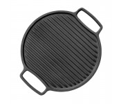 Плато чугунное двухстороннее круглое гриль 320 мм Brizoll U32G