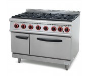 Плита газовая с электрической духовкой GoodFood GP6AFLNG