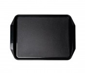 Поднос прямоугольный с ручками 43х31 см FoRest 591805 черный