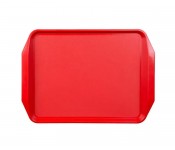 Поднос прямоугольный с ручками 43х31 см FoRest 591801 красный