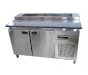 Холодильный стол для пиццы саладетта Tehma с гранитной поверхностью