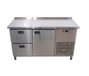 Стол холодильный 1 дверь + 2 ящика 1400х700 Tehma (Техма)