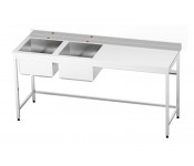 Стол с ванной моечной сварной Orest TWSI-2