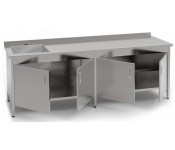 Стол-тумба с ванной моечной КИЙ-В СТМВ-1С-4ДР
