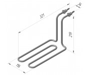 ТЕН КИЙ-В 151 Е 8 / 1,7 П 220 Ф4Н