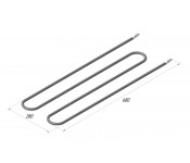 ТЭН на тепловую витрину для попкорна КИЙ-В ВТПК 262 Б10/1,3 Т 220