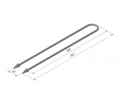 ТЭН на тепловую витрину КИЙ-В ВТН-5, ВТН-6 184 А 10/0,8Т 220