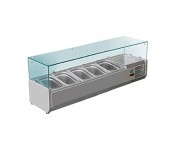 Витрина холодильная Hurakan HKN-GXD1200GC