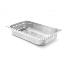 Гастроемкость нержавеющая перфорированная Hendi GN 1/1-100 Kitchen Line 807132