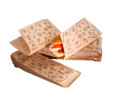 Паперовий пакет куточок для хот-догу 200х85 мм. (1503)