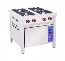 Плита газова КИЙ-В ПГДЕ-4-Б з електричною духовкою