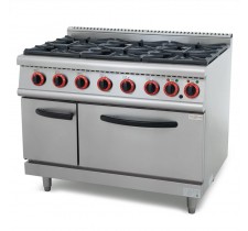 Плита газова з електричною духовкою GoodFood GP6AFLNG