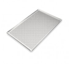 Противень алюминиевый перфорированный 600х400х12, 4 борта 45° Brillis