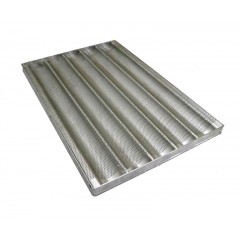 Деко для багетів алюмінієвий перфорований 600х400х20 5волн