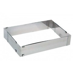 Форма для випічки розсувні металеві прямокутна 40х40х7 см. KAPP 43030009