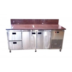 Холодильный стол для пиццы с гранитной поверхностью Tehma 1179