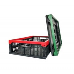 Ящик пластмассовый складной Полимет 480х350х126 цветной