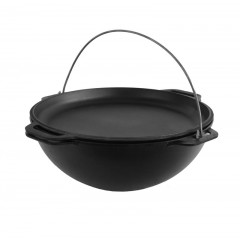 Казан чугунный азиатский с крышкой-сковородкой 4 л Brizoll KA04-2