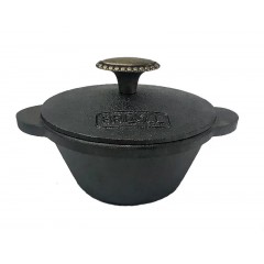 Кокотница чугунная с крышкой 0,2 л Brizoll H02-1