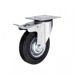 Колесо поворотне з гальмом d125 885