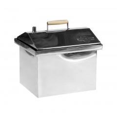 Коптильня с гидрозатвором Daddy Smoke малая домиком нерж. сталь 380x320x365