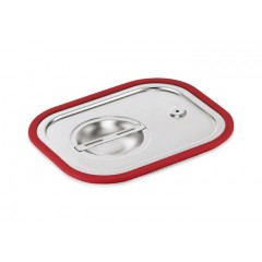 Крышка нержавеющая Brillis GN 1/2 с силиконовым уплотнителем