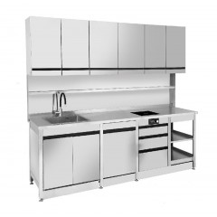 Кухня из нержавеющей стали КИЙ-В