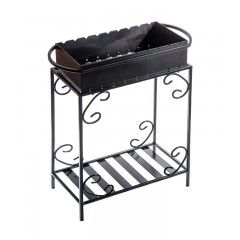 Мангал Metalzavod M9-4D 9 шампуров, 4 мм., на дровнице