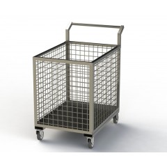 Металлическая тележка сетчатая Арте-Н 800х600 мм универсальная