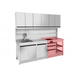 Кухня з нержавіючої сталі КИЙ-В