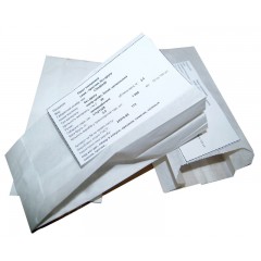 Пакет саше белый крафт для хот дога 7.113