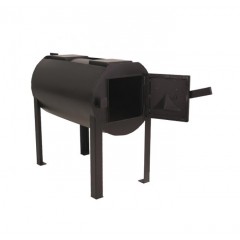 Печь буржуйка ЭкоЖар Брест 150 с двумя варочными поверхностями